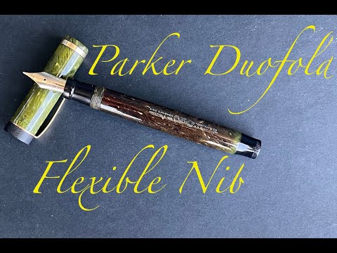 Видео: Ручка Parker Duofold Senior, нефритово-зелёная, с гибким пером! Реставрация и сложности, о которы...