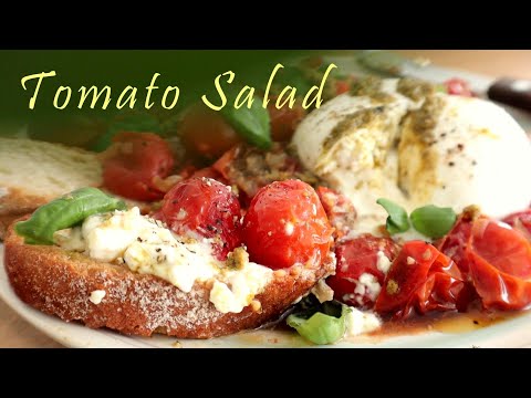 Видео: Никогда не перестает впечатлять! Я мог бы съесть его каждый день! Томатный салат
