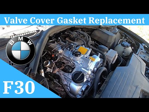 Видео: Замена клапанной крышки и прокладки BMW F30 328i 2012-2016 гг.