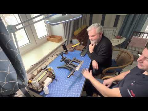 Видео: Вскрытие посылки с точилкой LXP S22 и мастер-класс у Ильи Журавлева.