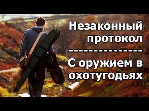 Видео: Незаконный протокол за нахождение в охотничьих угодьях с оружием