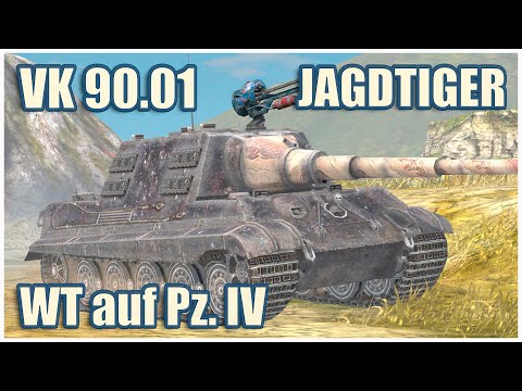 Видео: VK 90.01 (P), Jagdtiger & WT auf Pz. IV • Герои Расейняя WoT Blitz