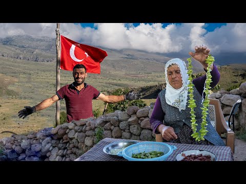 Видео: Вкусная мясистая бамия в каменном доме