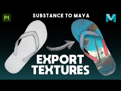 Видео: Экспорт текстур из Substance в Maya — Класс 03