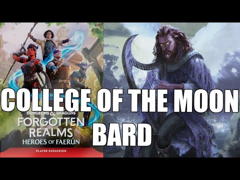 Видео: Подкласс барда Колледжа Луны в Forgotten Realms: Heroes of Faerun | Nerd Immerison