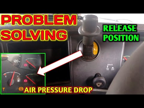 Видео: Утечка воздуха при отпускании ручного стояночного тормоза