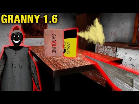 Видео: Перцовый Баллончик против Бензина в Гренни! - Granny 1.6 | Grainy 1.6