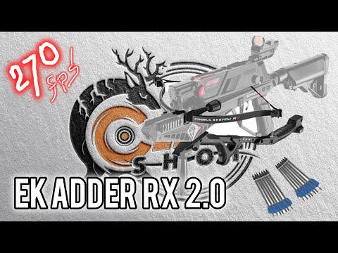 Видео: Собираем, сравниваем, тестируем арбалет EK COBRA RX 2.0 из ADDER при помощи ADDER 2.0 KIT и магазина