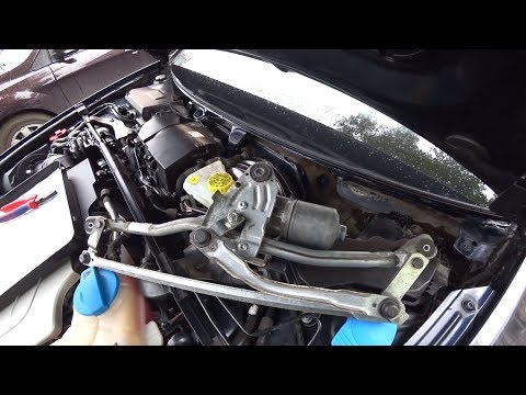 Видео: Снятие и переборка трапеции стеклоочистителей Audi A6 C6 (VAG)