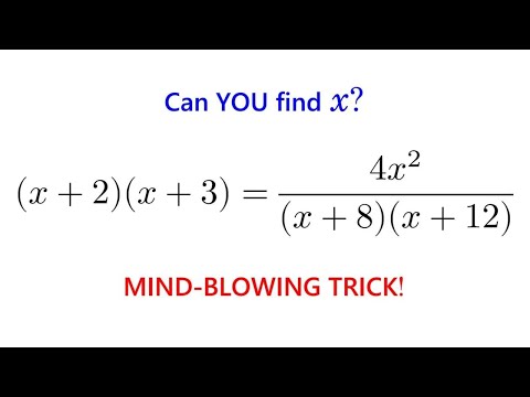 Видео: Есть один секрет решения этого рационального уравнения! Большинство студентов его упускают.