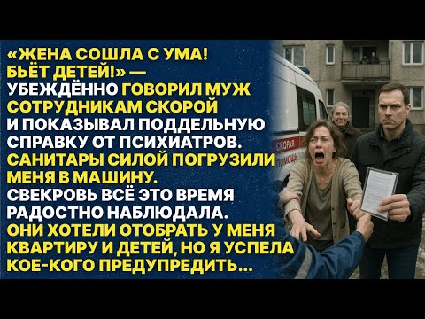 Видео: Мой муж хотел сдать меня в дурку и отобрать квартру и детей