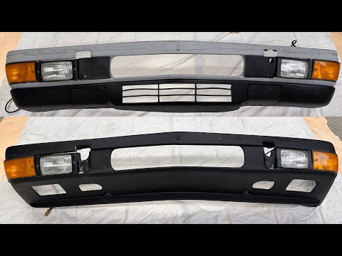 Видео: BMW E28 - Front Bumper Restoration . БМВ Е28 - Восстановление переднего бампера