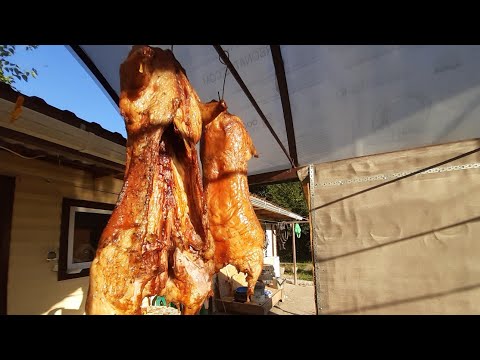 Видео: Нутрия копчёная в тандыре, просто объедение.