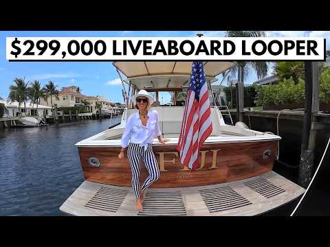Видео: ПОЧЕМУ ТАК ПОПУЛЯРНО? 🤔 Тур на яхте Grand Banks 49' Eastbay HX стоимостью 299 тыс. долларов 1999 год