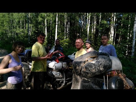 Видео: Киселевск - Прокопьевск - Село Томское - река Уксунай - река Зауда - Киселевск на квадроциклах 2016