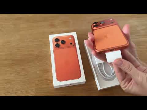 Видео: Распаковка iPhone 17 Pro Orange, из Apple Store