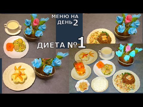 Видео: ДИЕТА НОМЕР 1.Меню на каждый день. День 2.