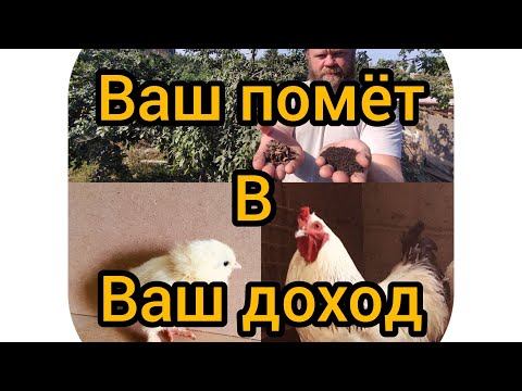 Видео: ваш помёт в ваш доход!