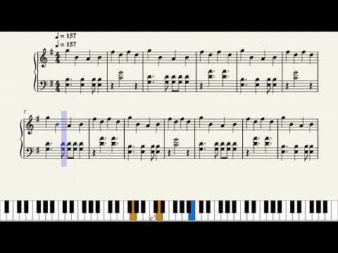 Видео: Пошлая Молли - Клеопатри - ноты для пианино [Easy]