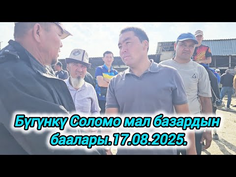 Видео: Ала-Бука району Соломо мал базардын баалары.17.08.2025.