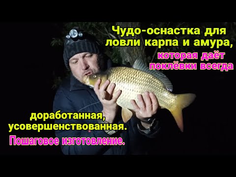 Видео: Народная чудо-оснастка для ловли карпа и амура (с доработками). Дает много поклевок всегда.