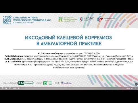 Видео: 13. Иксодовый клещевой боррелиоз в амбулаторной практике