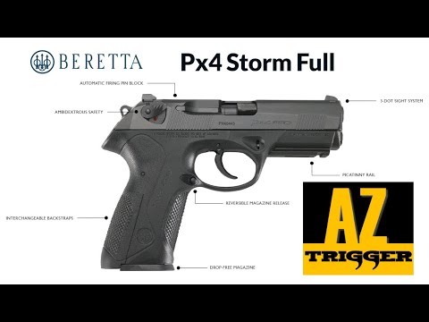 Видео: Обзор Beretta PX4 Storm | Компактный полноразмерный пистолет калибра 9 мм