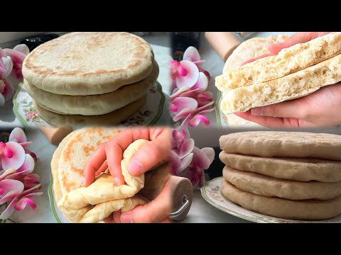 Видео: Мягкий и вкусный ХЛЕБ | Лепёшки за 10 минут на сковороде