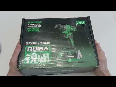 Видео: Обзор профессионального шуруповёрта Ruiba RB-DB2101 + Тест