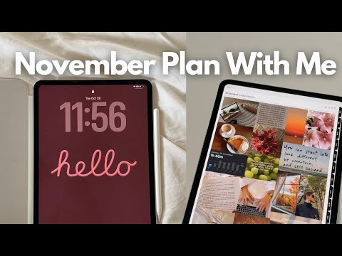 Видео: Ноябрь 2025 г. Планируйте вместе со мной 🧸🧣Планировщики на 2026 год, доска визуализации и праздники