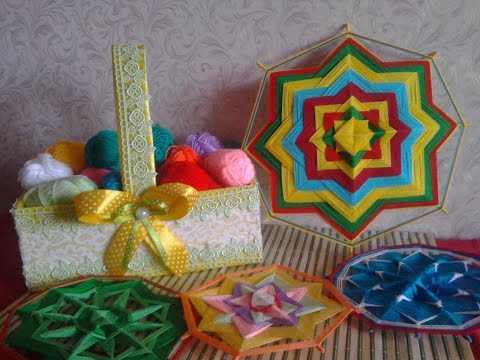 Видео: Мастер - Класс по плетению Восьмиугольной мандалы оберег.The octagonal mandala talisman.