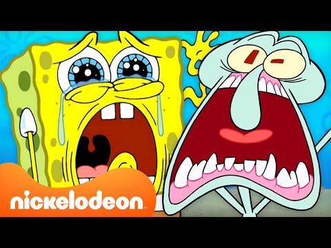 Видео: Губка Боб | Губка Боб ПСИХУЕТ 51 минуту подряд 🤯 | Nickelodeon Cyrillic