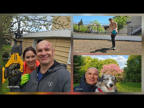 Видео: 7.Правим поливна система за тревата и сеем трева!!!