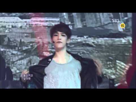 Видео: EXO-K [MAMA] @SBS Inkigayo Популярная песня 20120415