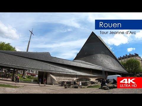 Видео: Руан: Тюрьма Жанны д'Арк и площадь где ее сожгли. Что посмотреть в Руане | Rouen. Tour Jeanne d'Arc