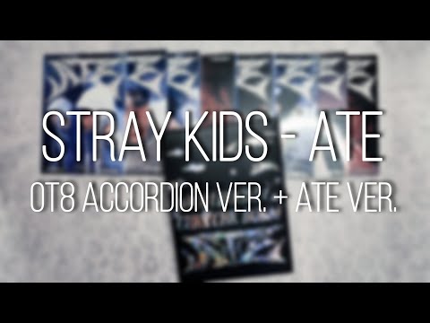 Видео: STRAY KIDS 'ATE' распаковка от8 аккордион, лимитка| unboxing ate ver, accordion ver. ot8 #straykids
