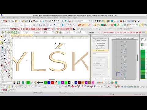 Видео: Интересный вектор в работе: делаем вышивку / Interesting Vector in Action - Wilcom e4.2