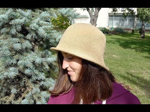 Видео: Шляпа Fashion Look,панама .Я вернулась Вяжям шляпку крючком за 20 минут#просто и легко#