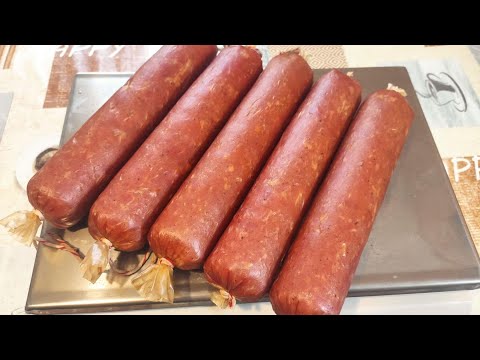 Видео: Homemade sausage is DELICIOUS. Колбаса Домашняя это ВКУСНО.