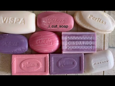 Видео: ASMR cutting dry soap/ soap carving/relax video/резка сухого мыла