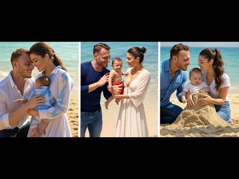 Видео: Были опубликованы фотографии Керема и Ханде с малышами во время новогодних каникул.