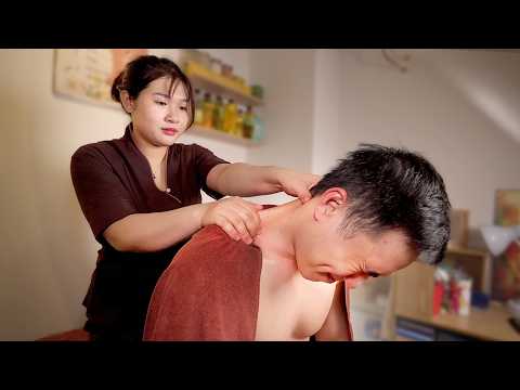 Видео: Ее сильные руки! 💪 ASMR Сильный массаж всего тела - я полностью расслабилась!