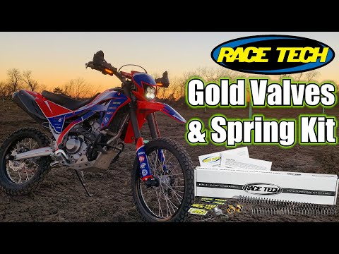 Видео: Клапан Race Tech Gold, комплект пружин CRF300L