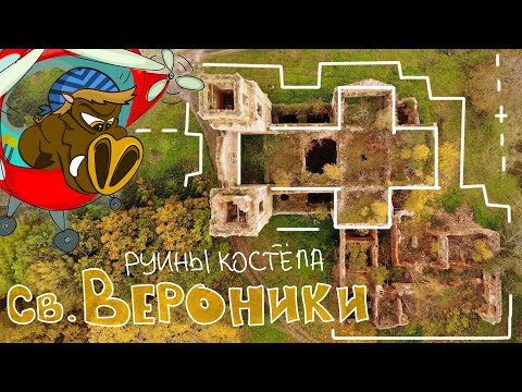 Видео: Костёл св. Вероники в д.Селище, Ушачский р., Беларусь.