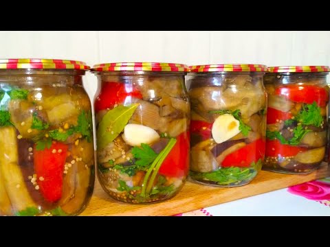 Видео: Обалденный Рецепт из Баклажанов на Зиму! Маринованные Баклажаны Вкус на Миллион!