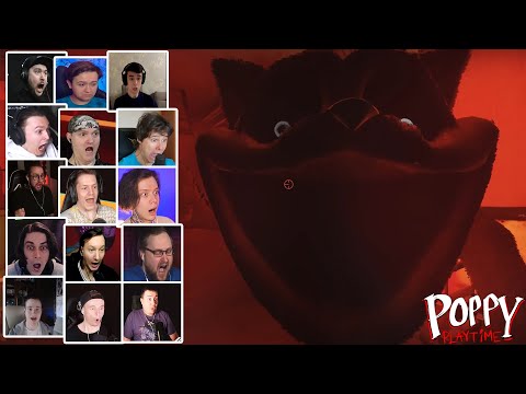 Видео: Реакция Летсплейщиков на Внезапное Нападение Кота Дрема в Poppy Playtime Chapter 3