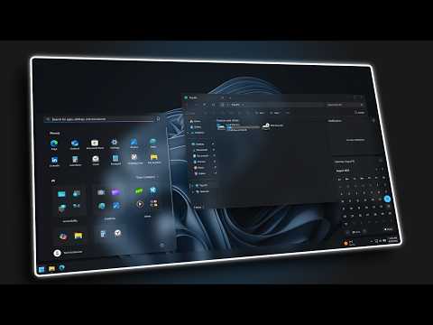 Видео: Сделайте Windows 11 прозрачной за считанные секунды!