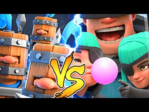 Видео: РЕКРУТЫ ПРОТИВ РАЗБОЙНИКОВ | ROYAL RECRUIT VS RASCALS CLASH ROYALE BATTLE