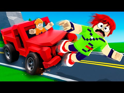 Видео: ЛОМАЕМ МАШИНЫ НА МЕГА РАМПЕ В Roblox…