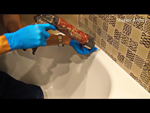 Видео: Нанесение силикона, где и какой герметик я использовал! Готовый вариант сан узла!